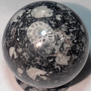 Shell Jasper Sphere